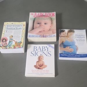 Baby Signs & Parenting Book Bundle Set Of 4